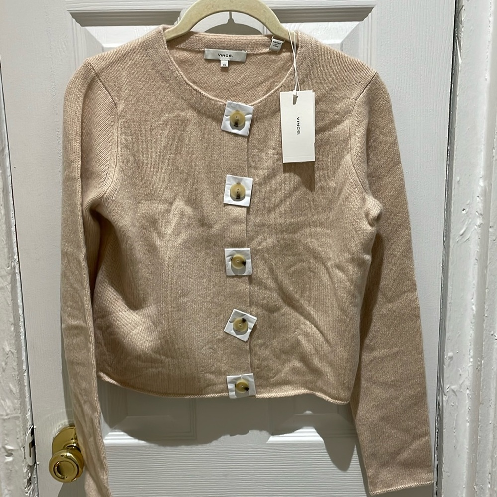 VINCE. 100% cashmere cardigan